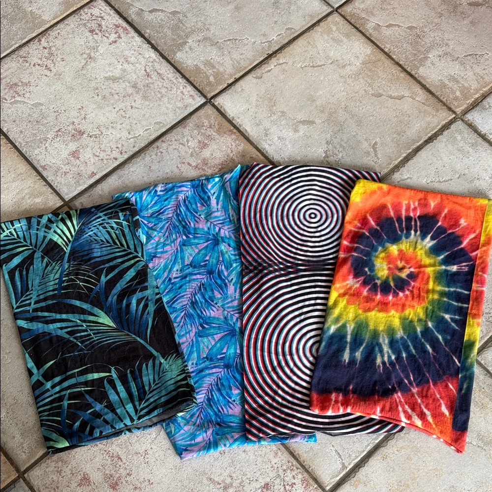 Colorful Patterned Neck Gaiters Set